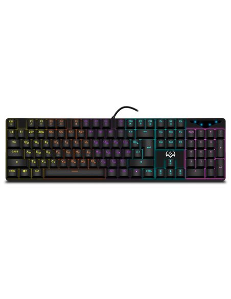 Tastatura Gaming SVEN KB-G9300 RGB / Blue switches / USB / 1.8m / Black