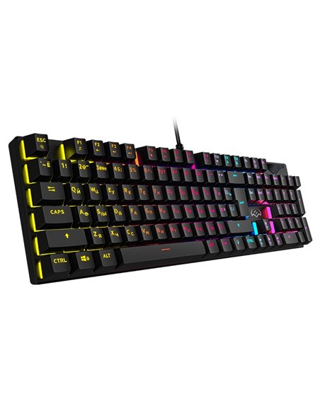 Tastatura Gaming SVEN KB-G9300 RGB / Blue switches / USB / 1.8m / Black