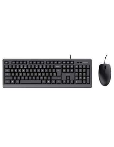 Tastatura cu mouse Trust Primo, USB, Black