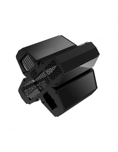 Carcasa DEEPCOOL QUADSTELLAR INFINITY / no PSU / RGB LED efect / ATX / Black