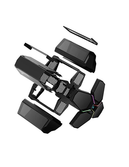 Корпус DEEPCOOL QUADSTELLAR INFINITY / no PSU / RGB LED efect / ATX / Black