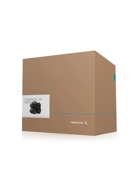 Корпус DEEPCOOL QUADSTELLAR INFINITY / no PSU / RGB LED efect / ATX / Black