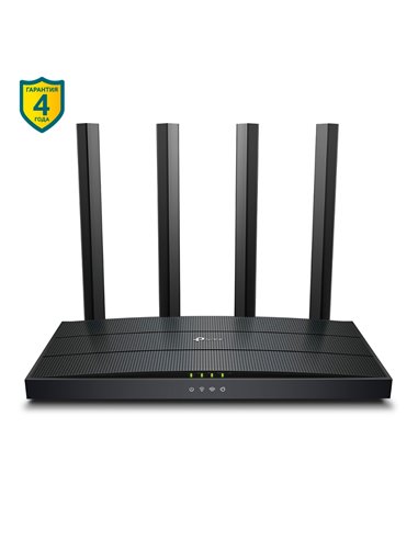 Wi-Fi роутер TP-LINK Archer AX12 / AC1500 Dual Band / Wi-Fi6 / Gigabit / 1WAN+3LAN / 4 fixed antennas