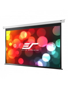 Elite Screens 100” (4:3) 203 x 152 cm, Electric Projection Screen, Spectrum Series with IR/Low Voltage 3-way wall box, White 2