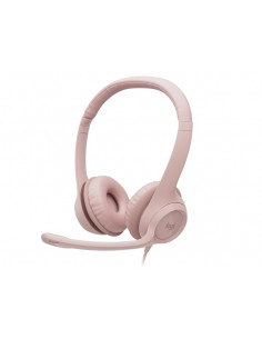Casti Logitech USB H390, Rose