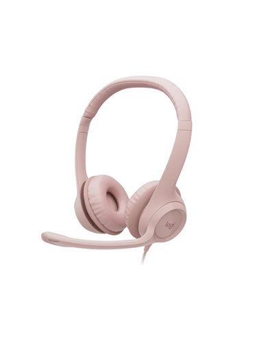 Casti Logitech USB H390, Rose