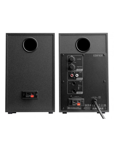 Студийные мониторы Edifier MR4 Black / 42W RMS / balanced TRS / AUX / wooden / (4”+1')
