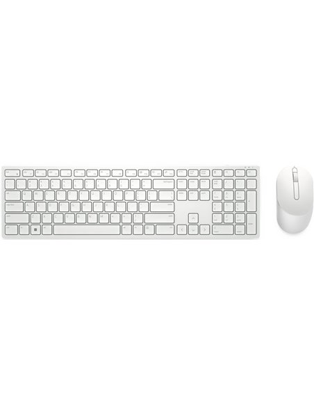 Беспроводная клавиатура и мышка Dell Pro KM5221W, White