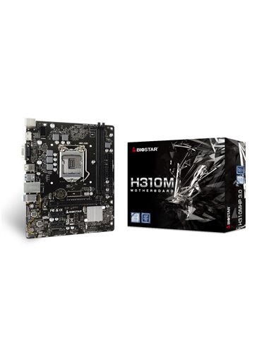 Placa de baza BIOSTAR H310MHP 3.0 / Socket 1151 / H310 / DDR4 / mATX