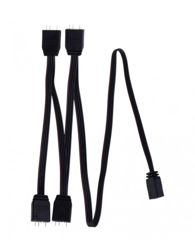 XILENCE LQZ.ARGB_Set Cable (XZ171), Cooling Control Set for ARGB components: 5V D/P 3PIN connections, 1 x Receiver, 1 x Remo...