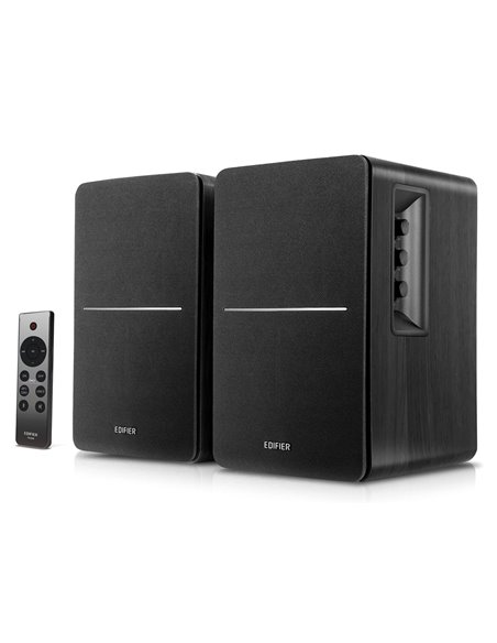 Boxe Edifier R1280DBs Black / 42W RMS / Qualcomm Bluetooth 5.0 / Audio in: 2x RCA / optical / coaxial / AUX / remote control ...