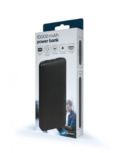 10000mAh Power bank Gembird PB10-02