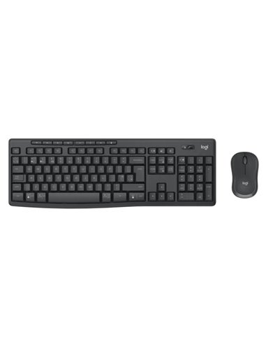 Wireless Tastatura si Mouse Logitech MK370 Combo for Business, Graphite