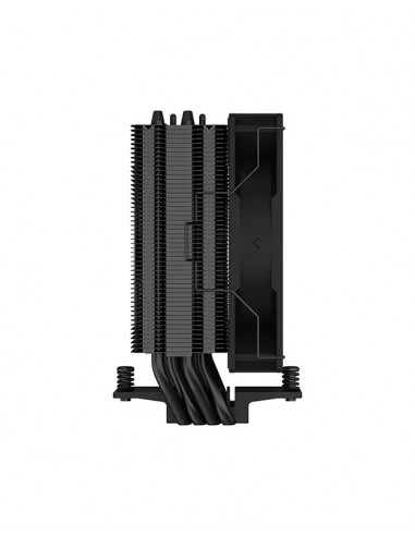 Cooler DEEPCOOL AG400 BK ARGB / Universal / 220W / 500~2000rpm, 31.6dBA / 75.89CFM / Black
