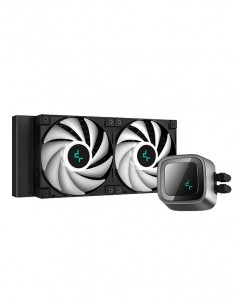 Кулер DEEPCOOL LS520 / Universal / 240W / fans: 500~2250pm, pump: 2400rpm / 17.6~32.9 dBA / 85.85CFM / Black 2