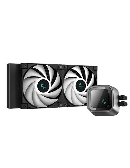 Кулер DEEPCOOL LS520 / Universal / 240W / fans: 500~2250pm, pump: 2400rpm / 17.6~32.9 dBA / 85.85CFM / Black