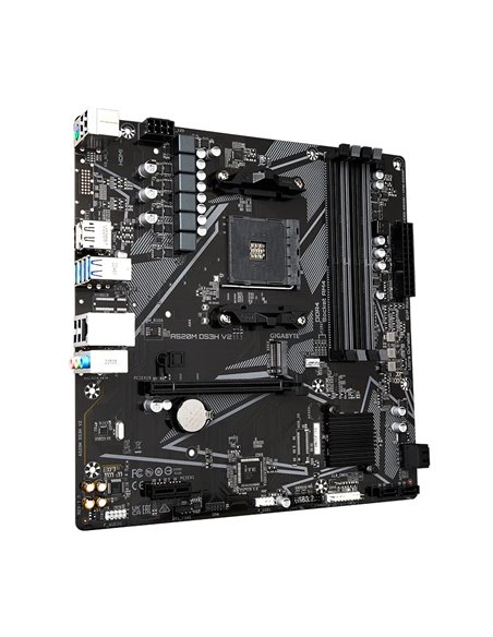 Материнская плата GIGABYTE GA-A520M-DS3H V2 / AM4 / A520 / DDR4 / mATX