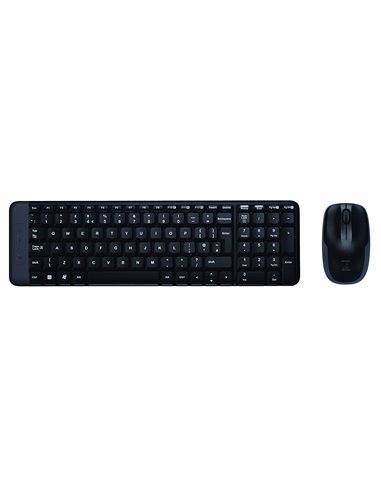 Tastatura cu mouse Wireless Logitech Combo MK220, USB