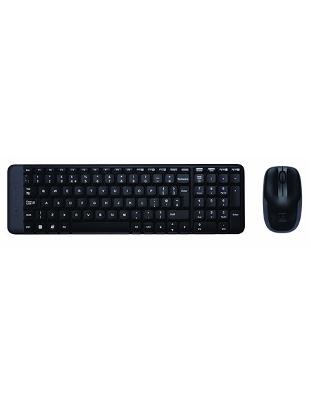 Tastatura cu mouse Wireless Logitech Combo MK220, USB