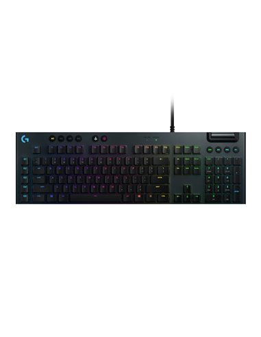 Tastatura Gaming mecanica Logitech G815 LIGHTSYNC RGB / GL Linear / CARBON / USB / LINEAR SWITCH