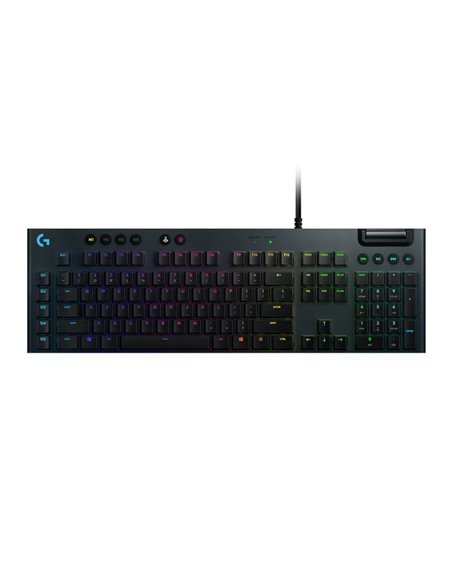 Tastatura Gaming mecanica Logitech G815 LIGHTSYNC RGB / GL Linear / CARBON / USB / LINEAR SWITCH