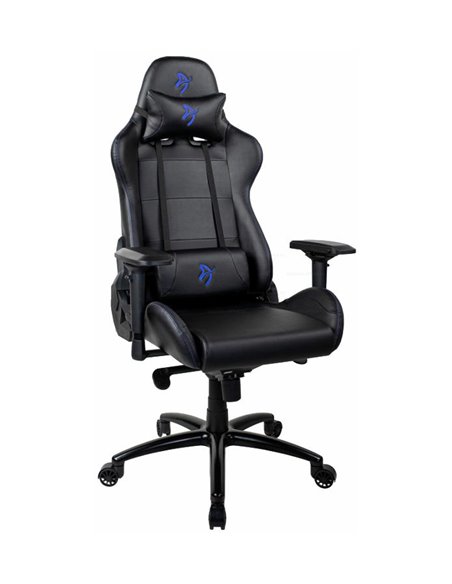 Fotoliu Gaming AROZZI Verona Signature PU / 120-130kg / 165-190cm / Black/Blue logo