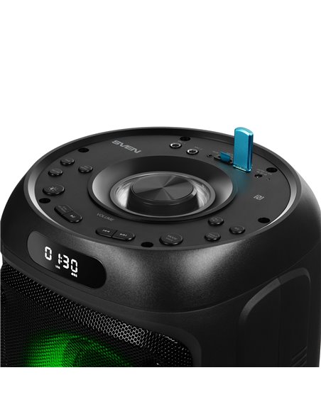 Портативная Колонка SVEN PS-770 Black / 100W / Bluetooth / FM tuner / USB / microSD