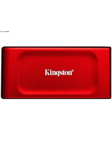 Портативный накопитель SSD Kingston XS1000 Red, 1ТБ, USB 3.2 Gen 2