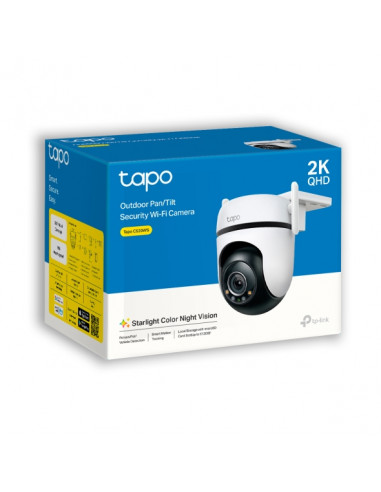 Camera de supraveghere pentru exterior cu functie Pan/Tilt TP-LINK Tapo C520WS, White