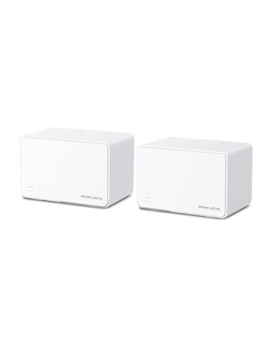 Mesh Wi-Fi System MERCUSYS Halo H80X (2-pack) / AX3000 Dual Band / 3 x Gigabit LAN