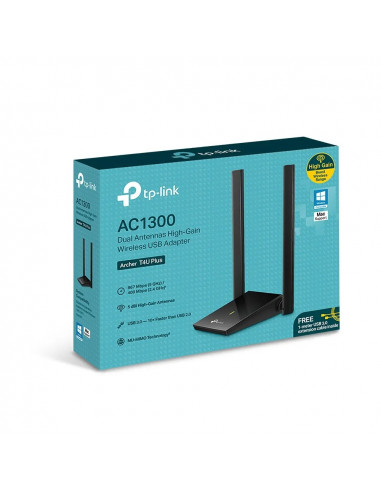 USB 3.0 / Wi-Fi 5 Adapter / TP-LINK Archer T4U Plus / Dual Band AC1300