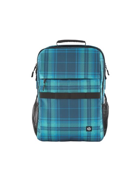 16.1” NB Backpack - HP Campus XL Tartan Plaid Backpack - Extra-Padded Floating Laptop Pocket, a Double-Coil, Lockable Zipper,...