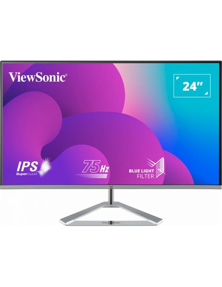 23.8” Monitor VIEWSONIC VX2476-SMH / 4ms / Silver/Black