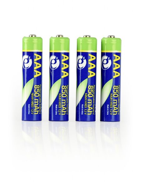 EnerGenie EG-BA-AAA8R4-01 Ni-MH Rechargeable AAA instant batteries (ready-to-use), 850mAh, 4pcs blister pack