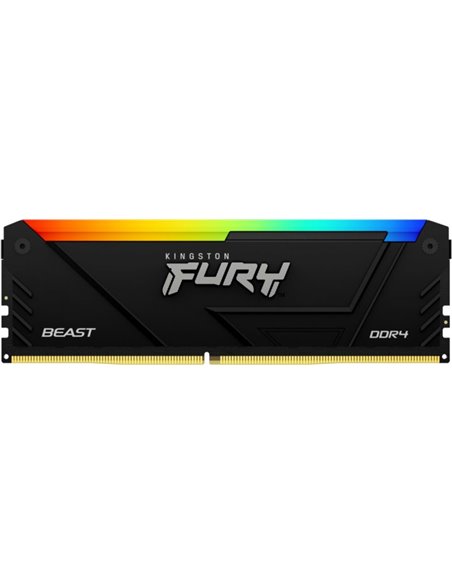 Оперативная память Kingston FURY® Beast DDR4 RGB 3200 МТ/с 8ГБ