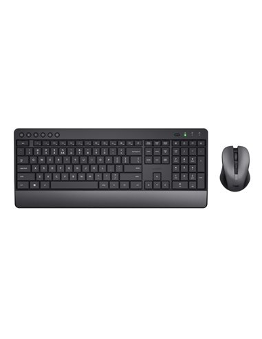 Tastatura si Mouse Wireless Trust Trezo, Black