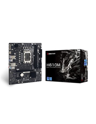 Материнская плата BIOSTAR H610MH D5 / Socket 1700 / Intel H610 / DDR5 / mATX