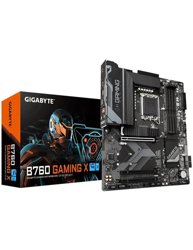 Материнская плата GIGABYTE B760 GAMING X DDR5 / 1700 / B760 / DDR4 / ATX