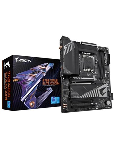 Материнская плата GIGABYTE B760 AORUS ELITE AX DDR4 / 1700 / B760 / DDR4 / ATX