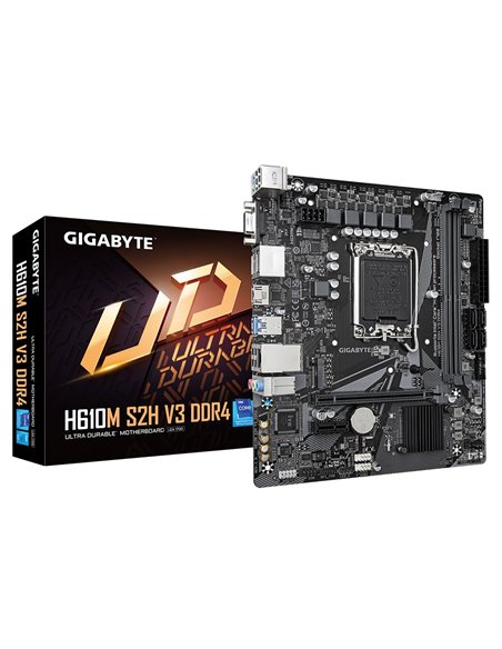 Материнская плата GIGABYTE H610M S2H V3 DDR4 / 1700 / H610 / DDR4 / mATX