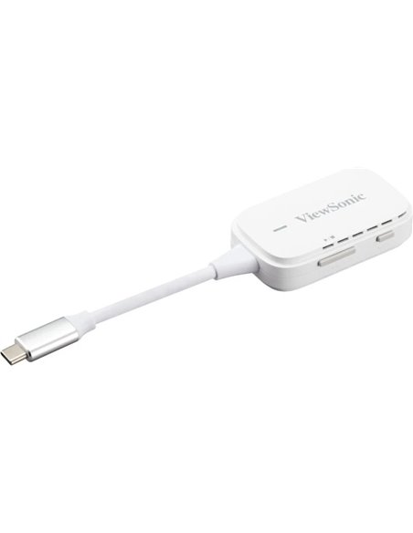 Miracast Viewsonic WPD-700, Wireless Screen Casting Kit, Plug-and-Play: Direct connection without network setup or software ...
