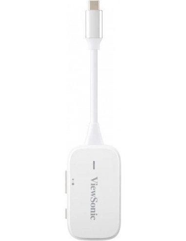 Miracast Viewsonic WPD-700, Wireless Screen Casting Kit, Plug-and-Play: Direct connection without network setup or software ...