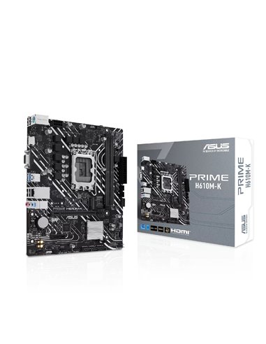 Материнская плата ASUS PRIME H610M-K / 1700 / H610 / DDR5 / mATX