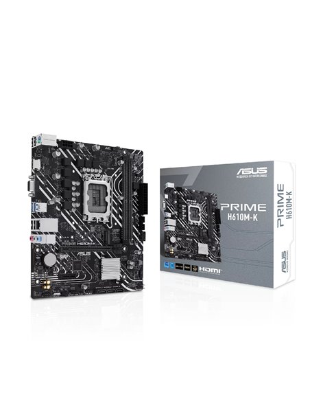 Placa de baza ASUS PRIME H610M-K / 1700 / H610 / DDR5 / mATX