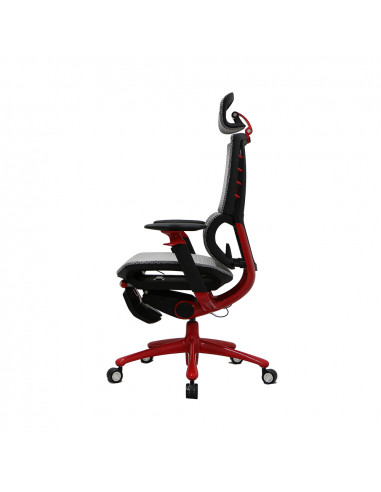 Fotoliu Gaming 1STPLAYER ERGO PLAY/ 160kg/ 3D armrest/ White&Red
