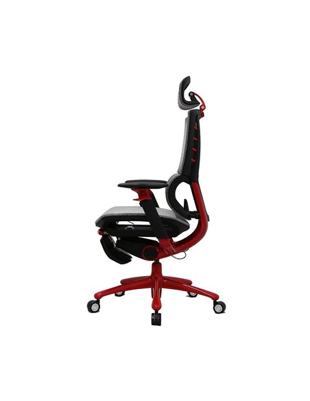 Fotoliu Gaming 1STPLAYER ERGO PLAY/ 160kg/ 3D armrest/ White&Red