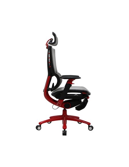 Fotoliu Gaming 1STPLAYER ERGO PLAY/ 160kg/ 3D armrest/ White&Red
