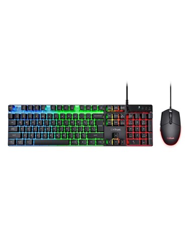 Tastatura si Mouse Gaming Trust GXT 838 Azor, USB, Black