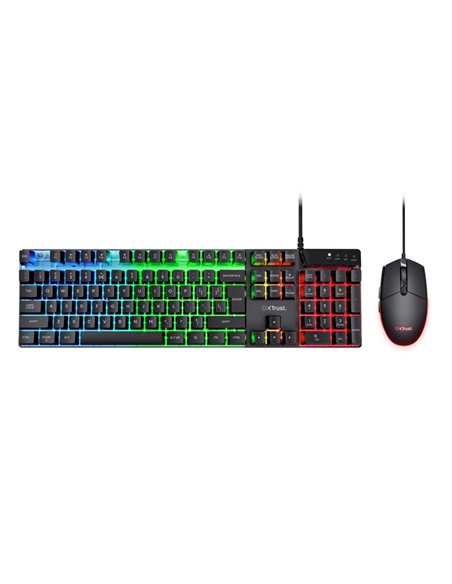 Tastatura si Mouse Gaming Trust GXT 838 Azor, USB, Black