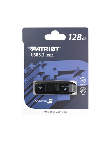 Флеш-накопитель USB Patriot Xporter 3, Black / USB3.2 / 128ГБ